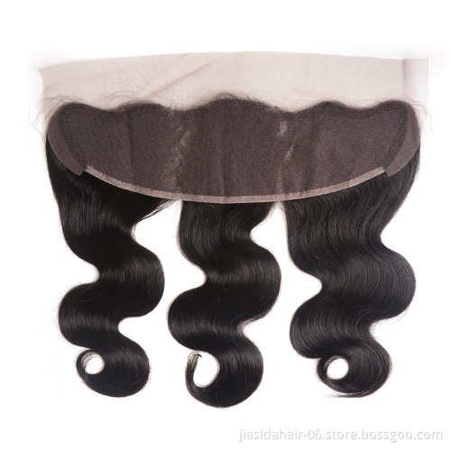 Natural Hair Line 13x4 Ear to Ear Baby Hair Lace Frontal Remy Brazilian Hair Weaving Body Wave Swiss Lace